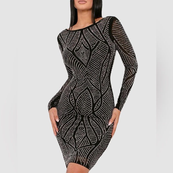 Rhinestone Dress size SMALL - Picture 3 of 5